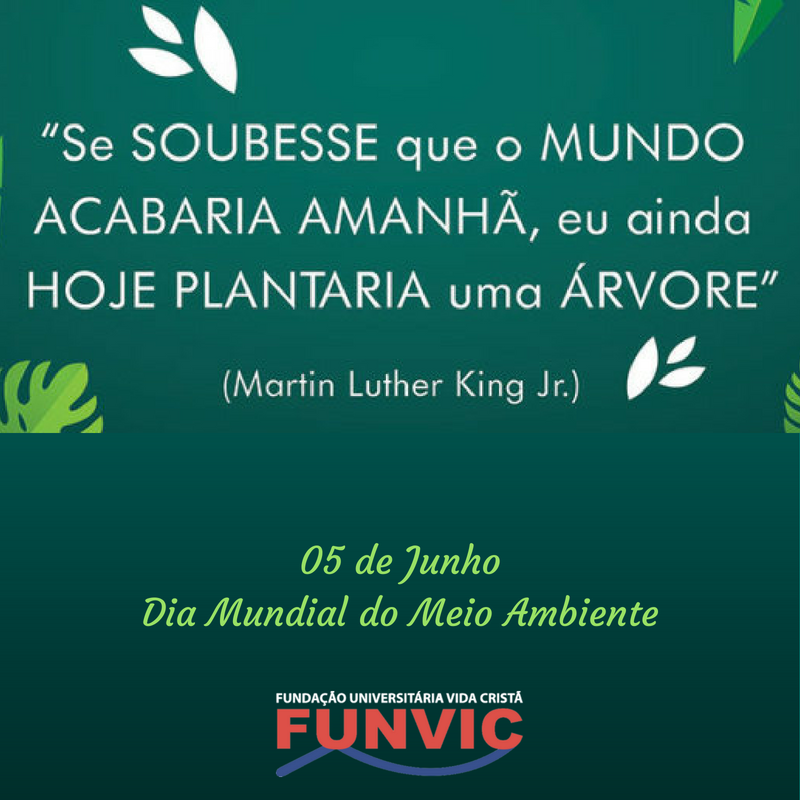 05 de Junho Dia Mundial do Meio Ambiente